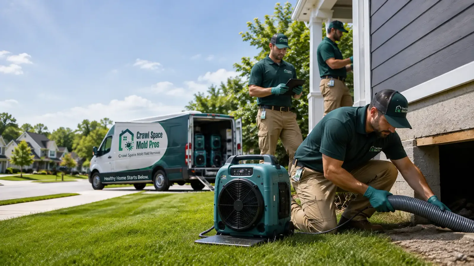 Crawl Space Mold Removal in Greenland, MI